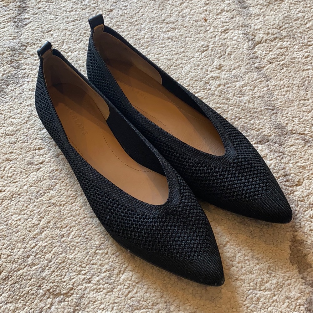 Black Everlane 40 Hour Flat in ReKnit